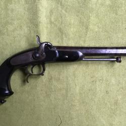 MAGNIFIQUE PISTOLET  mle 1833  MODÈLE 1833 1et TYPE  D OFFICIER MANUFACTURE ROYALE DE CHATERELLAULT