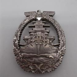 WW2 Insigne KM Cuirassé de haute mer.