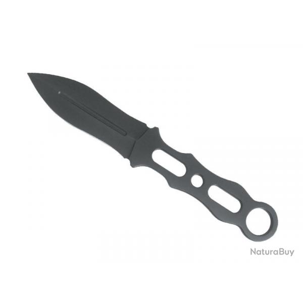 BEL1954 COUTEAU A LANCER BLACK FOX LAME 8.5CM NOIRE NEUF