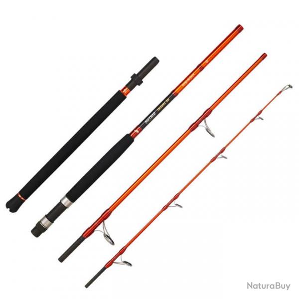 Mitsio 2.49 M 40-120 G Mitsio Travel 60 Lb Canne Spinning Travel Peche Exo Sakura