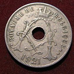 Belgique piece de 25 centimes 1921  (royaume de Belgique) ttb