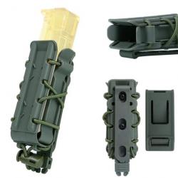 Pochette chargeur tactique MOLLE 5.56/7.62/9mm/45ACP -*Green S- LIVRAISON GRATUITE !!