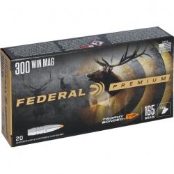 BALLE FEDERAL CAL.300wm TROPHY BONDED 10.7G 165GR PAR 20