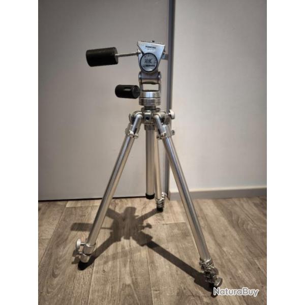 Trpied manfrotto  silver 190 srie limite 25 me anniversaire tout en aluminium