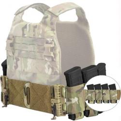 Transport élastique de Cummerbund, 8 poches de mag -*CAMOUFLAGE- LIVRAISON GRATUITE !!