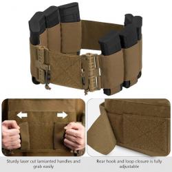 Ceinture Cummerbund, transporte 8 poches de mag -*TAN