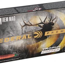 Munitions FEDERAL cal.7mm rem mag vital shok trophy copper 9.7g 150gr par 20