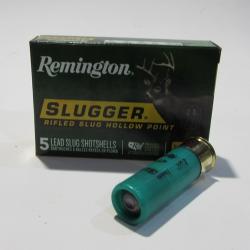 lot de 2 Boites de 5 cartouches cal 16/70, Remington Slugger  22,5 grammes