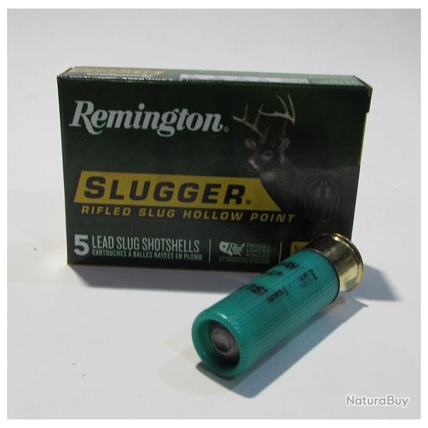 lot de 2 Boites de 5 cartouches cal 16/70, Remington Slugger  22,5 grammes