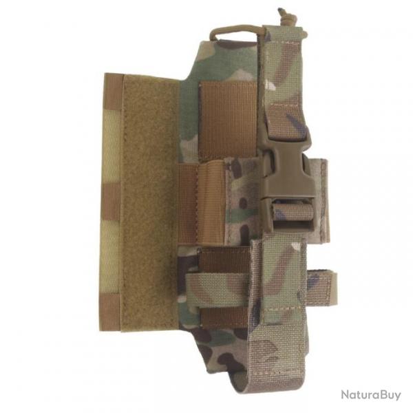 Pochette latrale pour radio tactique Systme auto-agrippant -*MOLLE CAMOUFLAGE