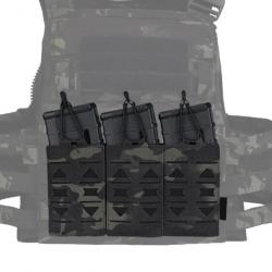 Pochette Tactique Camo 5.56mm MAG MOLLE-* Multicam Black-