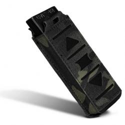 Pochette MAG simple 500D; Peut contenir 1 chargeur de 9mm-*Multicam Black- LIVRAISON GRATUITE !!