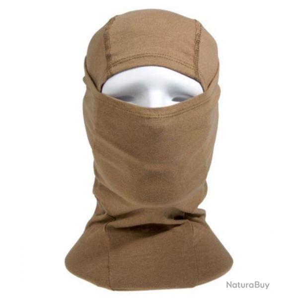 Cagoule Balaclava Tactique V2 "Ninja" (Delta Tactics) Coyote