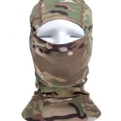 Cagoule Balaclava Tactique V2 "Ninja" (Delta Tactics) Multicam