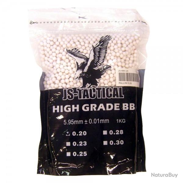 Sachet de 1 kg de Billes (JS Tactical) 0.20 Non