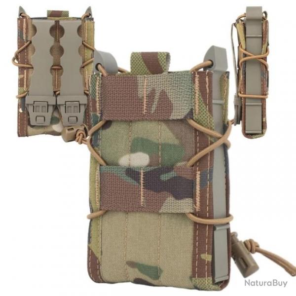 Pochettes de magazines simples: en nylon 500D de haute qualit-* Tan Camo- LIVRAISON GRATUITE !!