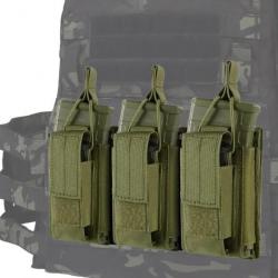 Poudres à triple chargeur, système Molle-*GREEN* LIVRAISON GRATUITE  !!