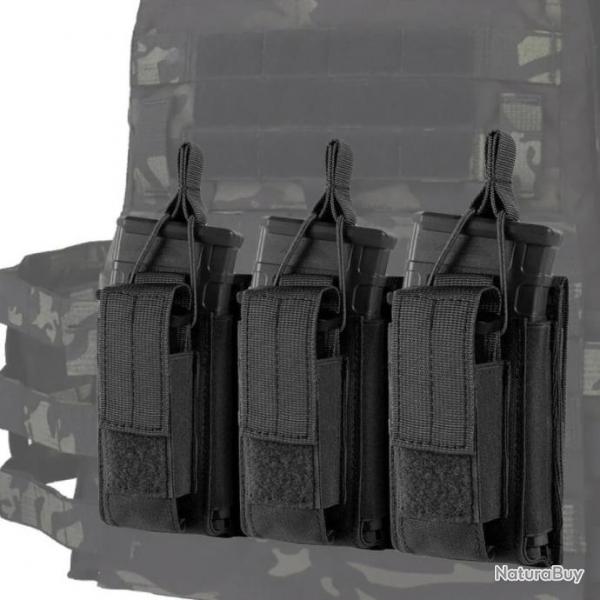 Poudres  triple chargeur, systme Molle-*GREEN*