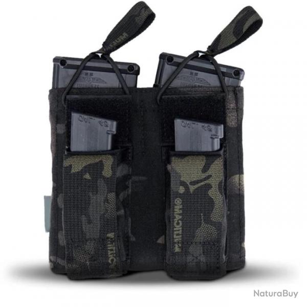 Pochette de Support MOLLE de 5,56 Et 9 mm *Black Camo*