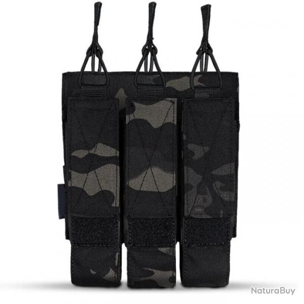 Pochette tactique modulaire triple MAG pour MP-7 *Multicam Black* LIVRAISON GRATUITE  !!