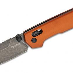 Couteau Kershaw Mini Iridium Bronze Lame Acier D2 Manche Aluminium DuraLock KVT KS2051BRZBW