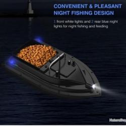 Bateau Amorceur Silencieux Télécommandé  LED Haute Qualité LIVRAISON GRATUITE ref:245