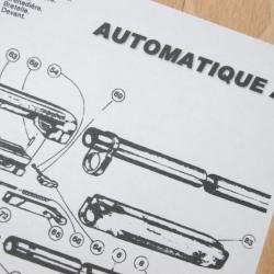 éclaté fusil BRETTON ALPHA (envoi par mail) - VENDU PAR JEPERCUTE (m2225)