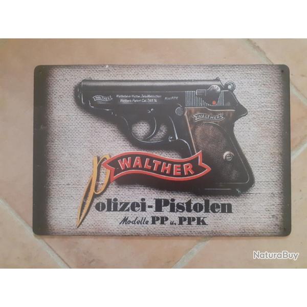 WALTHER PP PPK Plaque decoration modele 2 - Ide Cadeau