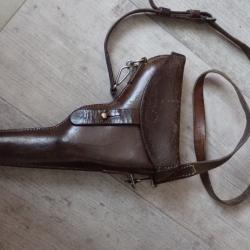 1914 : Holster, étui pour pistolet parabellum Suisse 00/06 ou 06