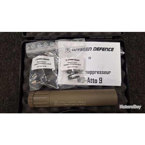 WYSSEN DEFENCE Modrateur WD-Atto 9 cal. 9x19 13.5x1LH FDE