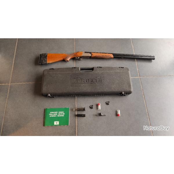 FUSIL FRANCHI FALCONNET PROBLACK CAL 12/76 + VALISE DE TRANSPORT + 2 SHOCKS