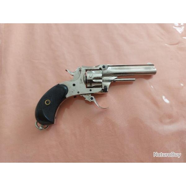 RARISSIME REVOLVER TIP UP MODELE  MAISON LEFAUCHEUX 19 EME SIECLE MODELE 1 TYPE SMITH WESSON