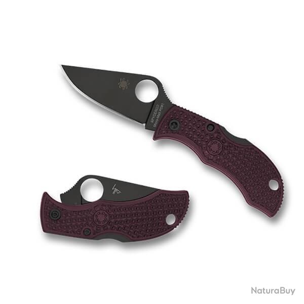 MBBGBKP Couteau pliant Spyderco ManBug bordeaux