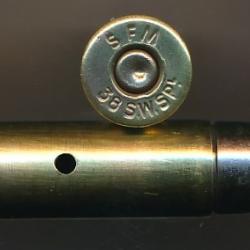 .38 SPECIAL Police , France  1° Type 1er marquage par SFM balle nickel