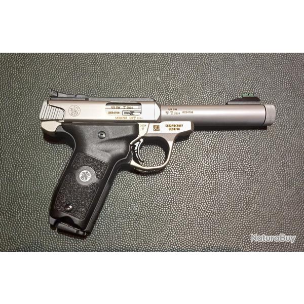 SMITH & WESSON SW22 VICTORY FILETE + Rducteur de son