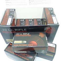 BOITE DE 500 MUNITIONS GECO .22LR Rifle 40 gr