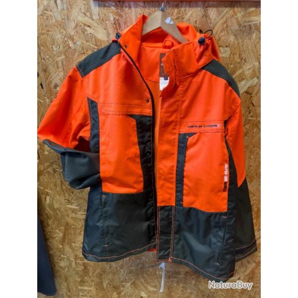 Veste de chasse made in traque orange SOMLYS