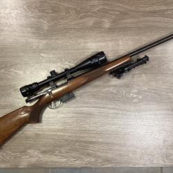 Cz 527 varmint calibre 222 REM avec Bushnell 6x24 et bipied