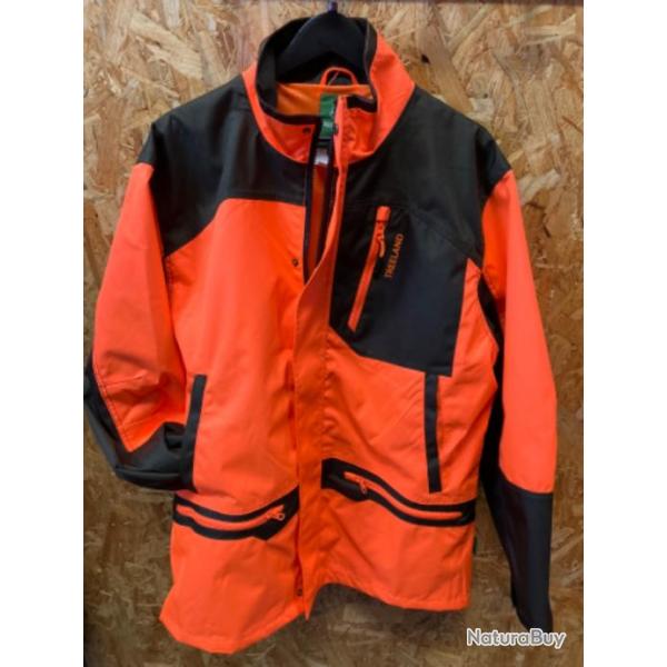 VESTE DE CHASSE TRAQUE ORANGE TREELAND