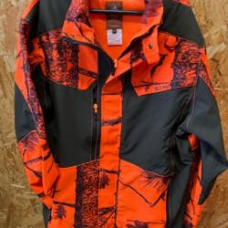 VESTE CHASSE SOFTSHELL CAMO ORANGE SOMLYS