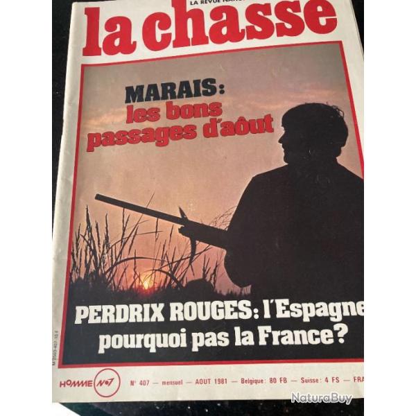 Revue nationale de la chasse aout 1981 n 407