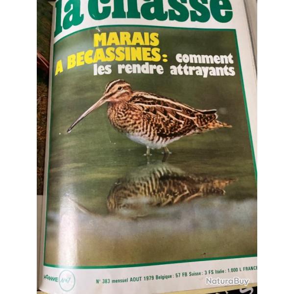 Revue nationale de la chasse aout 1979, numro 383