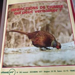 Revue nationale de la chasse décembre 1977 numéro 363