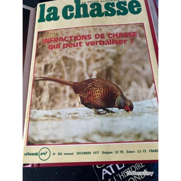 Revue nationale de la chasse dcembre 1977 numro 363