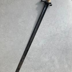 baïonnette sabre modèle 1865 Belge