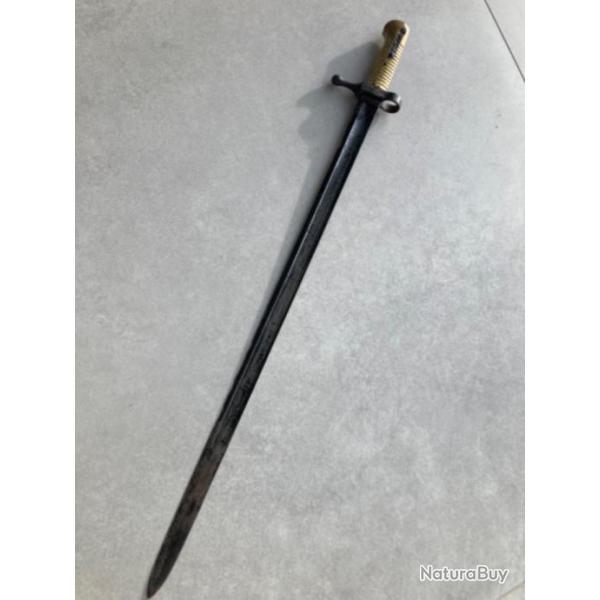 baonnette sabre modle 1865 Belge