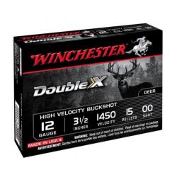 DCM24 ! Chevrotine Winchester Double X - Cal. 12 - 15 / 89 mm / Par 1