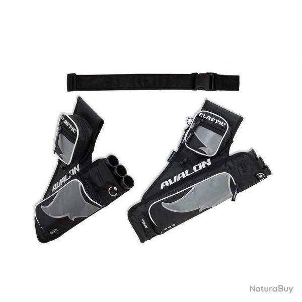Carquois Avalon 3 tubes et 2 poches RH Black/Grey