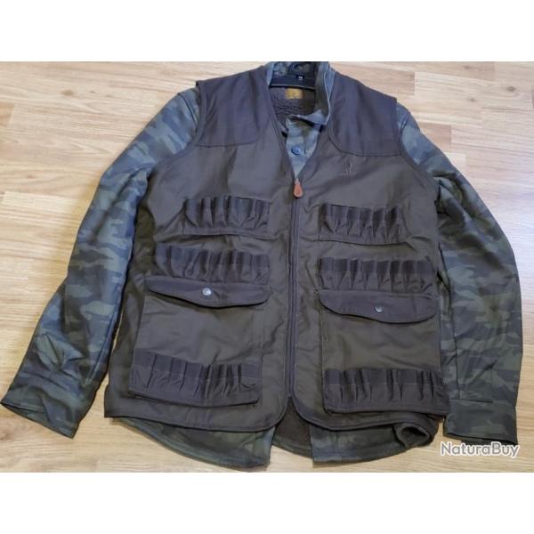 GILET DE CHASSE 44 Tubes Neuf Taille L