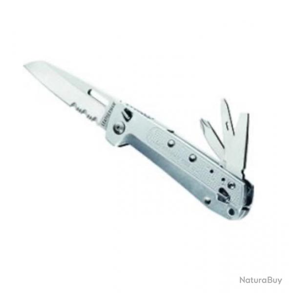 Op couteau ! LEATHERMAN COUTEAU MULTIFONCTIONS FREE K2X silver en bote